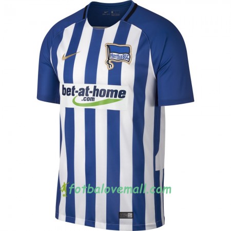 Levné Hertha BSC Domácí Fotbalové dresy 2017-2018 Krátký Rukáv