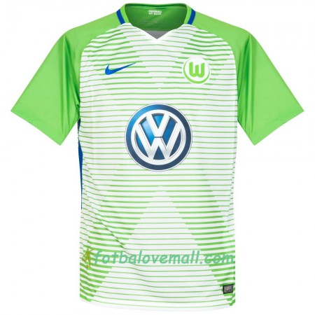 Levné VFL Wolfsburg Domácí Fotbalové dresy 2017-2018 Krátký Rukáv