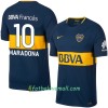 Levné Boca Juniors Maradona Domácí Fotbalové dresy 2017-2018 Krátký Rukáv