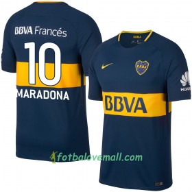 Levné Boca Juniors Maradona Domácí Fotbalové dresy 2017-2018 Krátký Rukáv