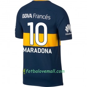 Levné Boca Juniors Maradona Domácí Fotbalové dresy 2017-2018 Krátký Rukáv