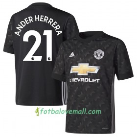 Levné Manchester United Ander Herrera Venkovní Fotbalové dresy 2017-2018 Krátký Rukáv