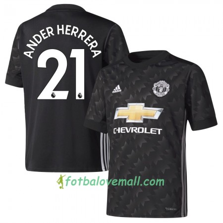 Levné Manchester United Ander Herrera Venkovní Fotbalové dresy 2017-2018 Krátký Rukáv