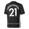 Levné Manchester United Ander Herrera Venkovní Fotbalové dresy 2017-2018 Krátký Rukáv