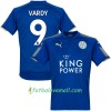 Levné Leicester City Vardy Domácí Fotbalové dresy 2017-2018 Krátký Rukáv