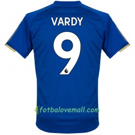 Levné Leicester City Vardy Domácí Fotbalové dresy 2017-2018 Krátký Rukáv