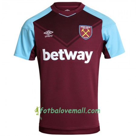 Levné West Ham United Domácí Fotbalové dresy 2017-2018 Krátký Rukáv