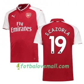 Levné Arsenal S CAZORLA 19 Domácí Fotbalové dresy 2017-2018 Krátký Rukáv