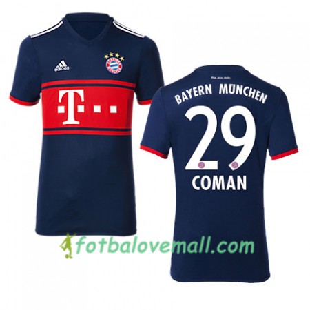 Levné FC Bayern Mnichov COMAN 29 Venkovní Fotbalové dresy 2017-2018 Krátký Rukáv