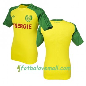 Levné FC Nantes Domácí Fotbalové dresy 2017-2018 Krátký Rukáv