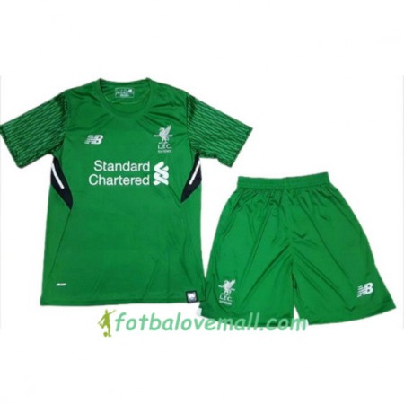 Levné Liverpool Dětské Brankářské Domácí Fotbalové dresy 2017-2018 Krátký Rukáv