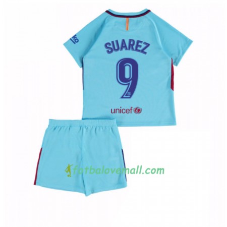 Levné FC Barcelona Luis Suarez 9 Dětské Venkovní Fotbalové dresy 2017-2018 Krátký Rukáv