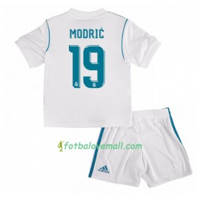 Levné Real Madrid Luka Modric 10 Dětské Domácí Fotbalové dresy 2017-2018 Krátký Rukáv