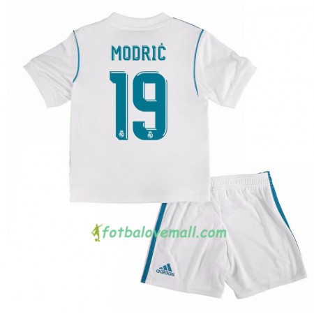 Levné Real Madrid Luka Modric 10 Dětské Domácí Fotbalové dresy 2017-2018 Krátký Rukáv