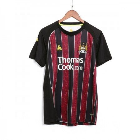 Levné Manchester City 2008-09 Retro Venkovní Fotbalové dresy Krátký Rukáv