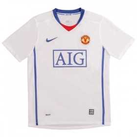 Levné Manchester United 2008-09 Retro Venkovní Fotbalové dresy Krátký Rukáv