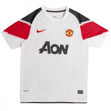 Levné Manchester United 2010-11 Retro Venkovní Fotbalové dresy Krátký Rukáv