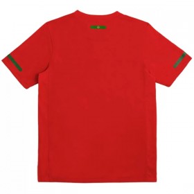Levné Portugalsko 2010 Retro Domácí Fotbalové dresy Krátký Rukáv