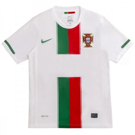 Levné Portugalsko 2010 Retro Venkovní Fotbalové dresy Krátký Rukáv