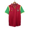 Levné Portugalsko Retro Domácí Fotbalové dresy 1998 Krátký Rukáv