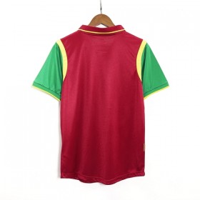 Levné Portugalsko Retro Domácí Fotbalové dresy 1998 Krátký Rukáv