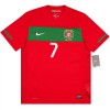 Levné Portugalsko Ronaldo 7 2010 Retro Domácí Fotbalové dresy Krátký Rukáv