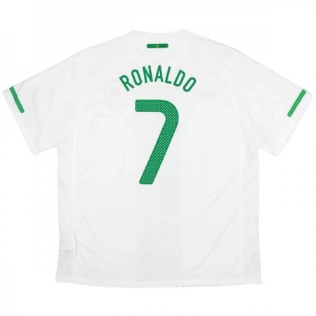 Levné Portugalsko Ronaldo 7 2010 Retro Venkovní Fotbalové dresy Krátký Rukáv