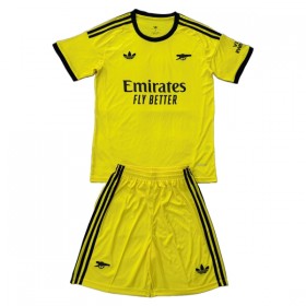 Levné Arsenal Brankářské Dětské Žlutá 2025-26 Krátký Rukáv