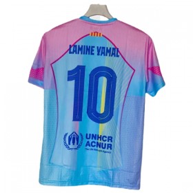 Levné Barcelona Lamine Yamal 10 Modrá 2025-26 Krátký Rukáv Speciální