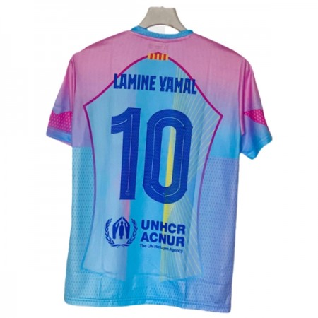 Levné Barcelona Lamine Yamal 10 Modrá 2025-26 Krátký Rukáv Speciální