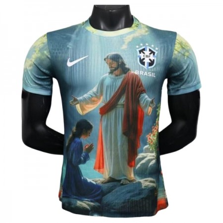 Levné Brazílie x Christ 2025 Krátký Rukáv Speciální