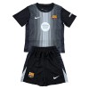 Levné FC Barcelona Brankářské Dětské Černá 2025-26 Krátký Rukáv