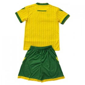 Levné FC Nantes Dětské Domácí Fotbalové dresy 2025-26 Krátký Rukáv