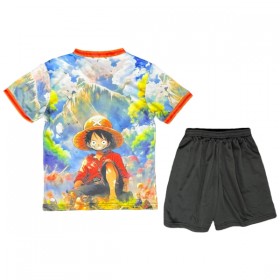 Levné Japonsko x OnePiece Dětské 2025 Krátký Rukáv Speciální