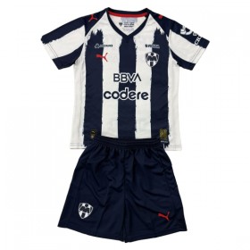 Levné Rayados C.F. Monterrey Dětské Domácí Fotbalové dresy 2025-26 Krátký Rukáv