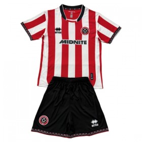 Levné Sheffield United Dětské Domácí Fotbalové dresy 2025-26 Krátký Rukáv