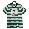 Levné Sporting CP 1999-2000 Domácí Fotbalové dresy Krátký Rukáv