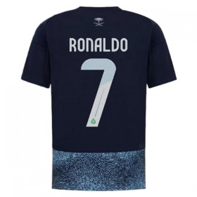 Levné Al Nassr Ronaldo 7 Venkovní Fotbalové dresy 2025-26 Krátký Rukáv