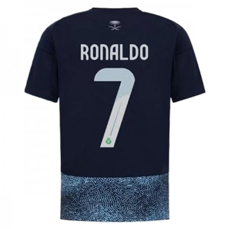 Levné Al Nassr Ronaldo 7 Venkovní Fotbalové dresy 2025-26 Krátký Rukáv