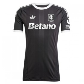 Levné Aston Villa Brankářské Černá 2025-26 Krátký Rukáv