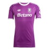 Levné Aston Villa Brankářské Nachový 2025-26 Krátký Rukáv