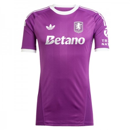 Levné Aston Villa Brankářské Nachový 2025-26 Krátký Rukáv