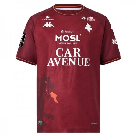 Levné FC Metz Domácí Fotbalové dresy 2025-26 Krátký Rukáv