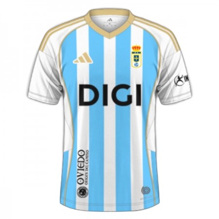 Levné Real Oviedo Alternativní Fotbalové dresy 2025-26 Krátký Rukáv