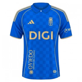 Levné Real Oviedo Domácí Fotbalové dresy 2025-26 Krátký Rukáv
