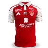 Levné Stade Brestois Domácí Fotbalové dresy 2025-26 Krátký Rukáv