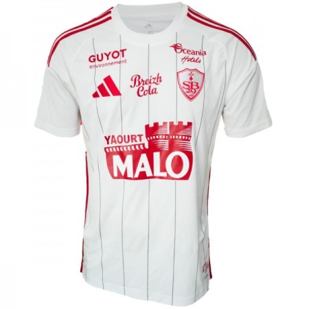 Levné Stade Brestois Venkovní Fotbalové dresy 2025-26 Krátký Rukáv