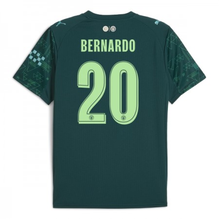 Levné Manchester City Bernardo 20 EA Sport Čtvrtý Fotbalové dresy 2025-26 Krátký Rukáv