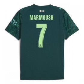 Levné Manchester City Marmoush 7 EA Sport Čtvrtý Fotbalové dresy 2025-26 Krátký Rukáv