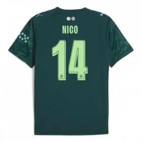 Levné Manchester City Nico 14 EA Sport Čtvrtý Fotbalové dresy 2025-26 Krátký Rukáv
